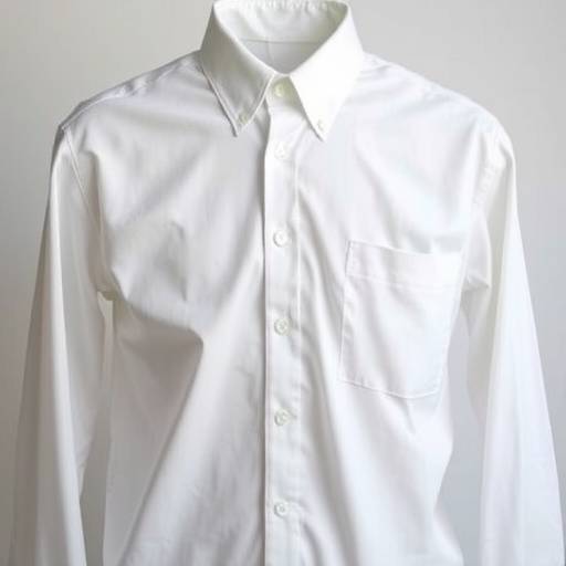 Camicia bianca in cotone egiziano