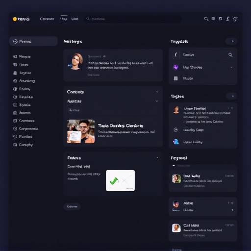 Un esempio di interfaccia utente con il tema scuro di Bootstrap attivo.